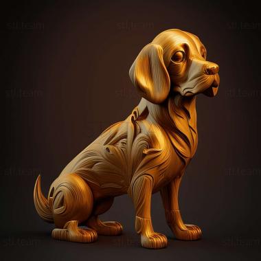 3D model Julbars dog famous animal (STL)